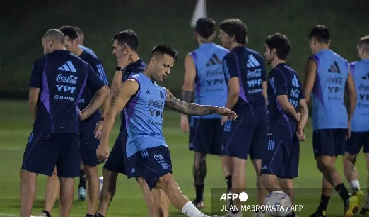 Argentina - Entrenamiento Qatar