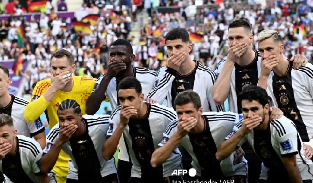 Protesta de Alemania en el Mundial