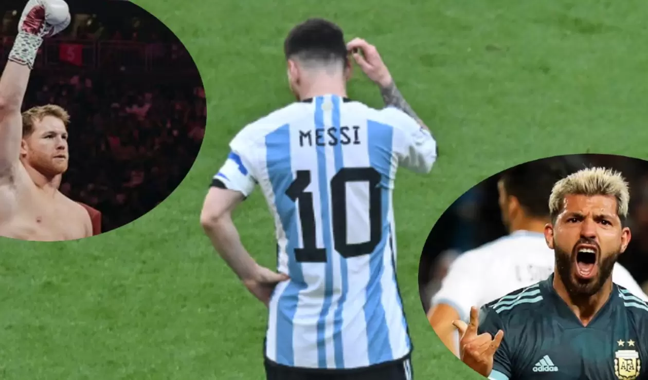 Messi, Canelo Álvarez y Kun Agüero