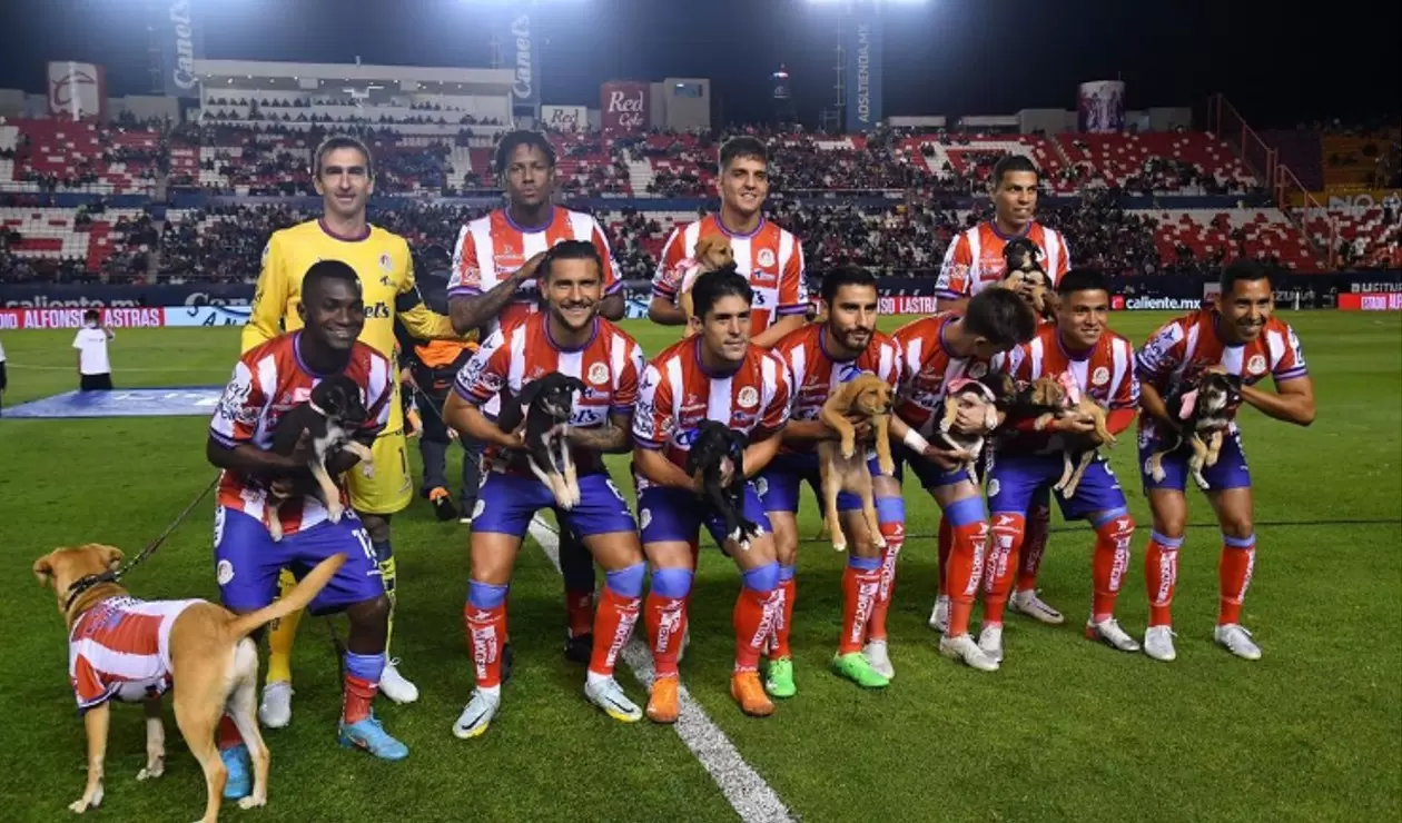 Jugadores del Atlético San Luis