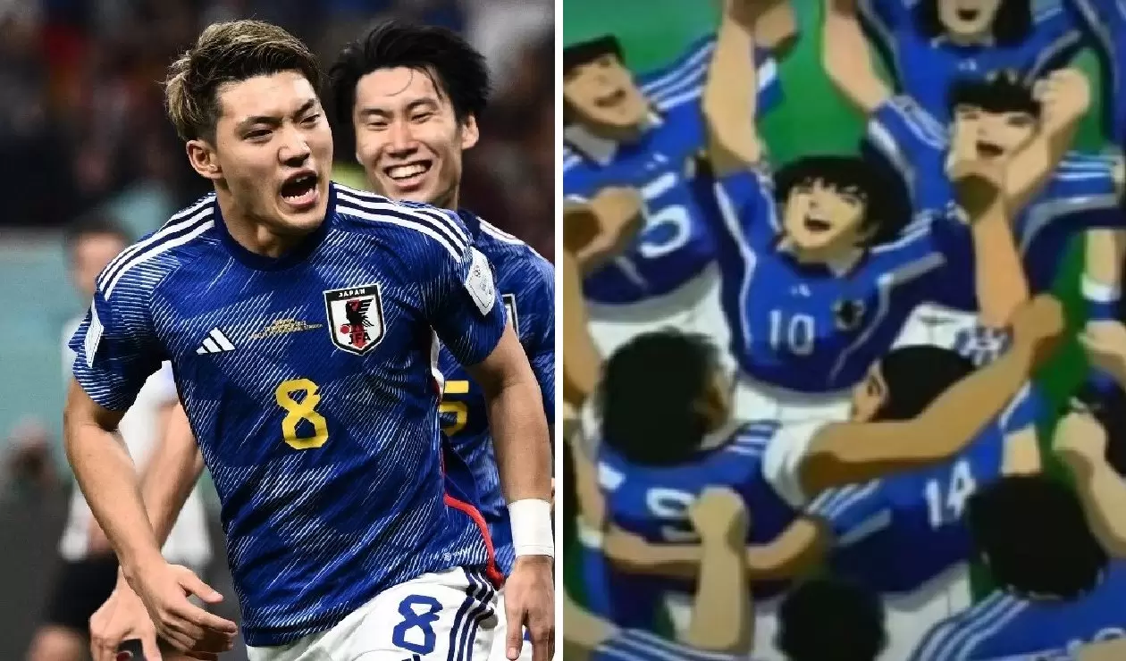 Supercampeones predijo la remontada de Japón a Alemania