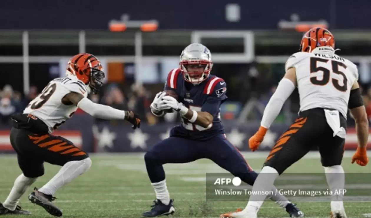 El encuentro entre Bengals y Patriots