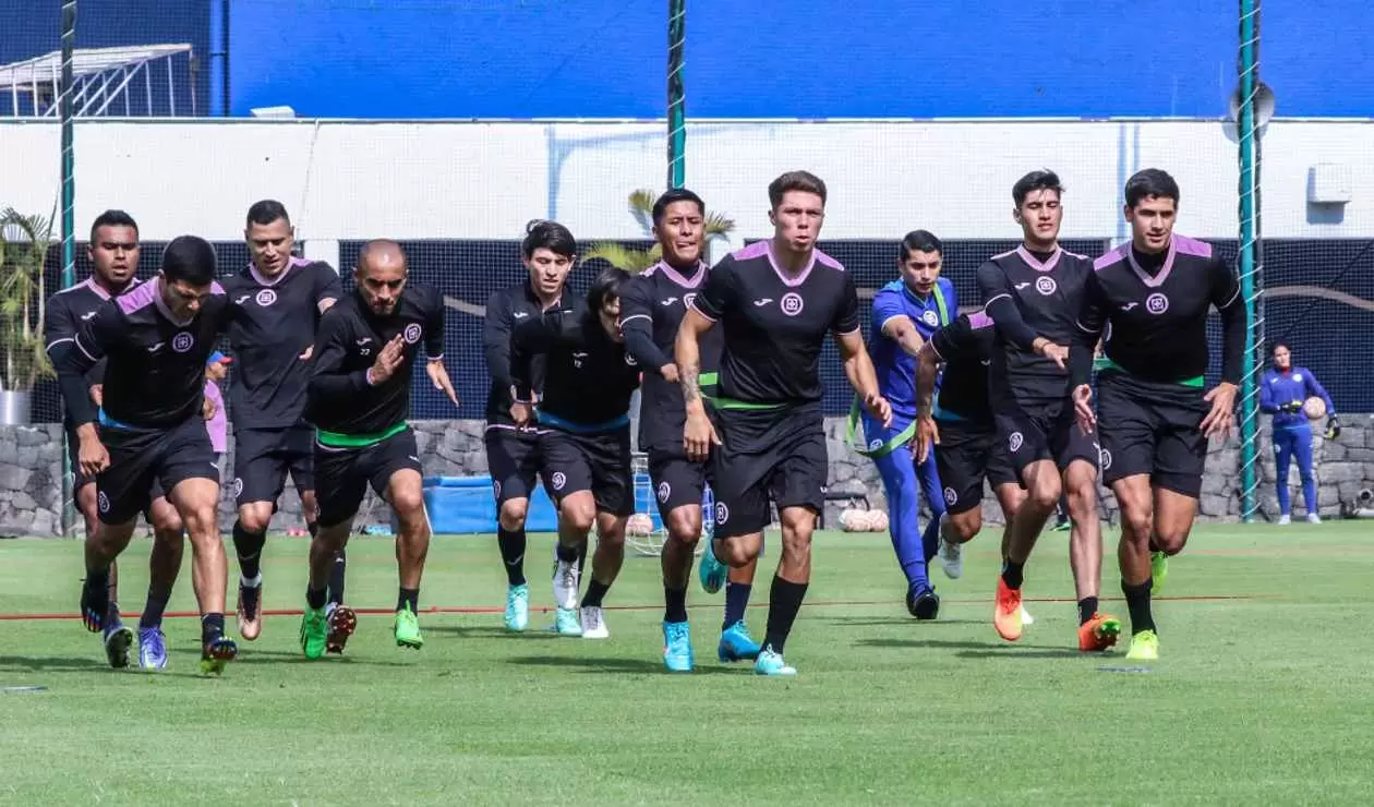 Jugadores del Cruz Azul