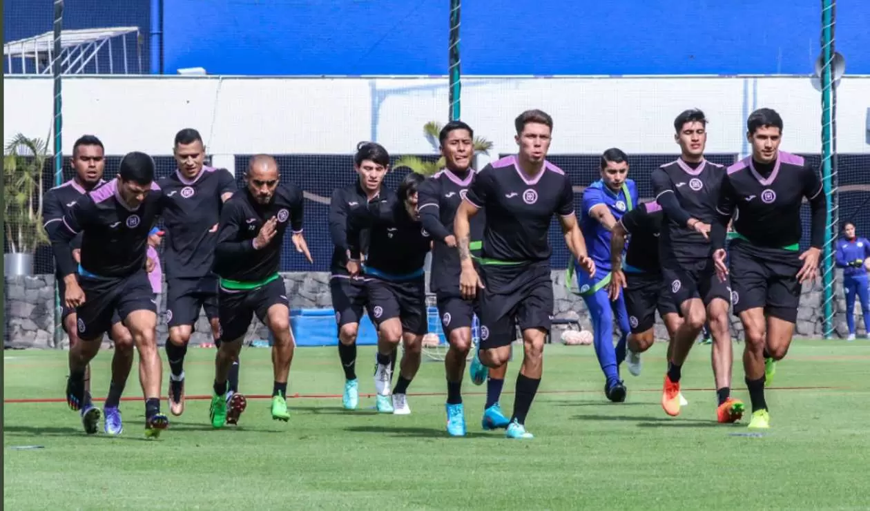 Jugadores del Cruz Azul