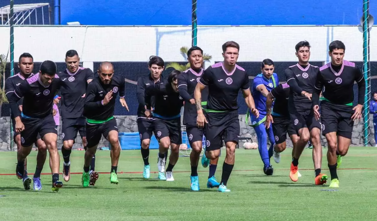 Jugadores del Cruz Azul