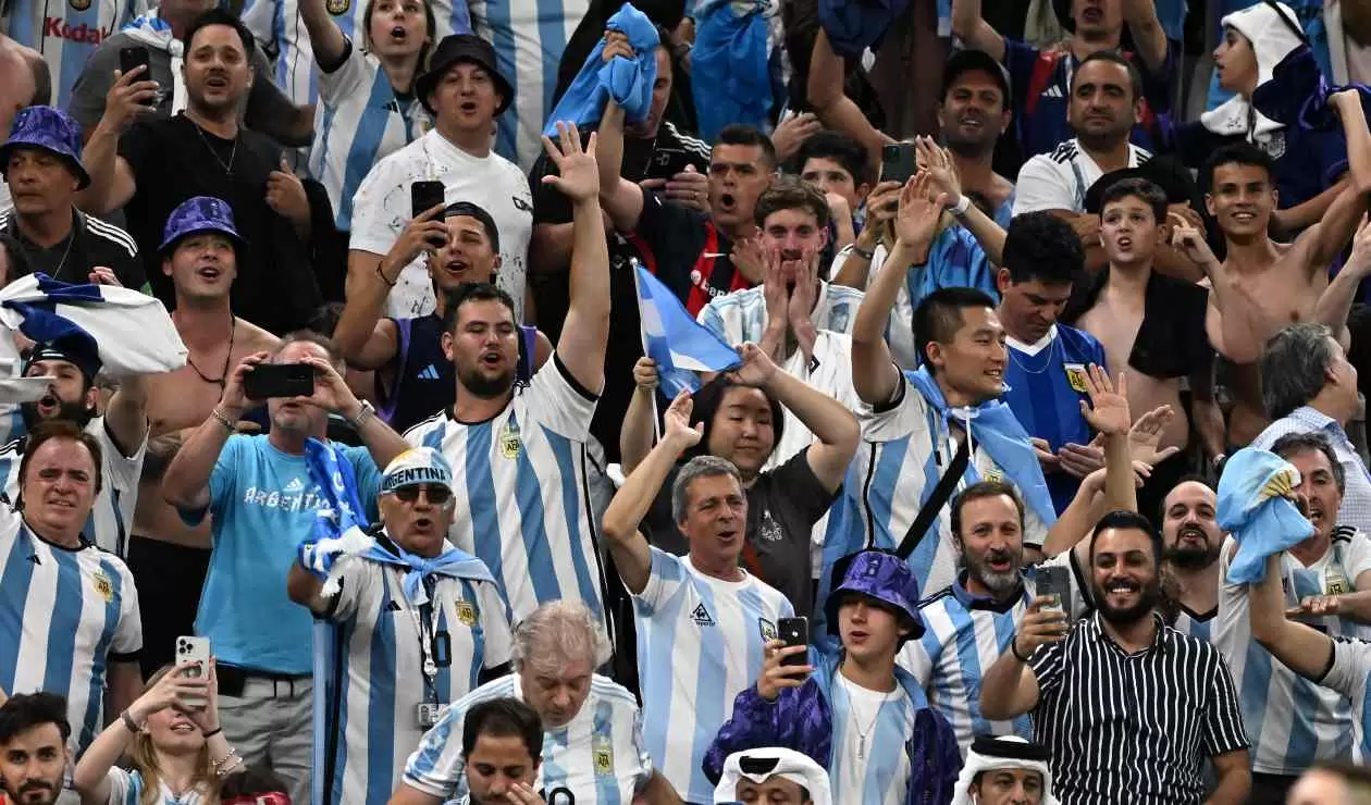 Hinchas de Argentina