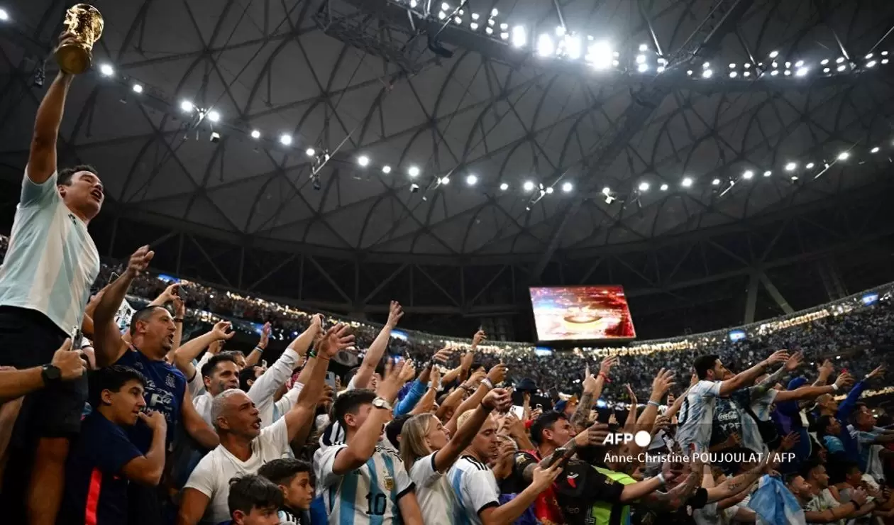 Hinchas argentinos en Qatar 2022