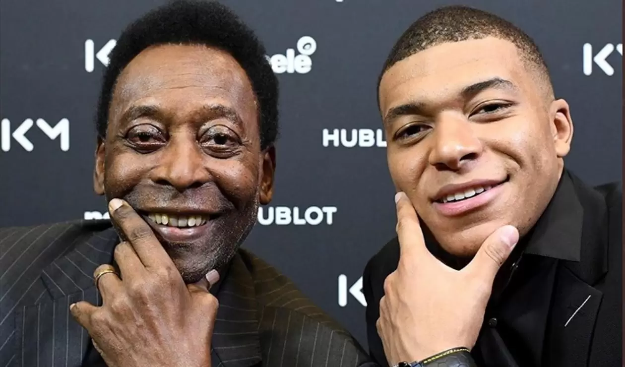 Pelé y Mbappe