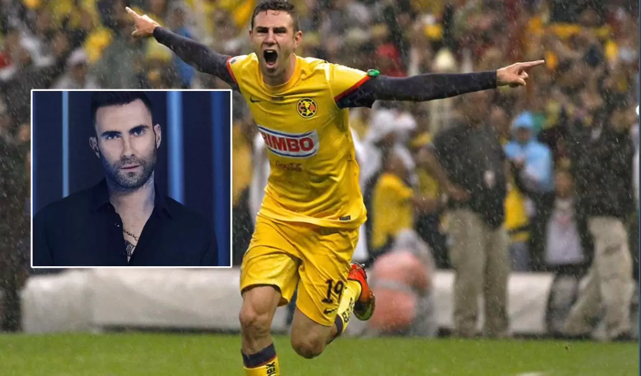 Miguel Layún y Adam Levine