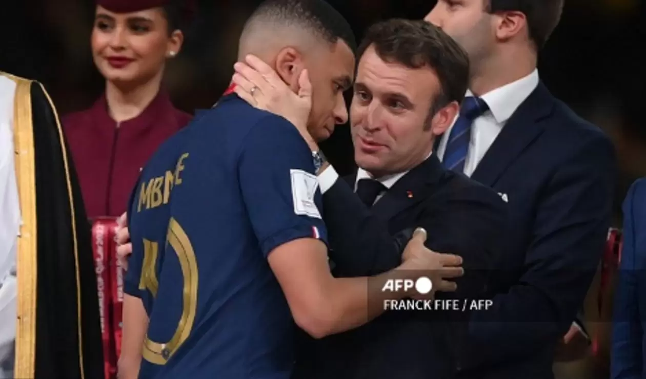 Macron y Mbappé