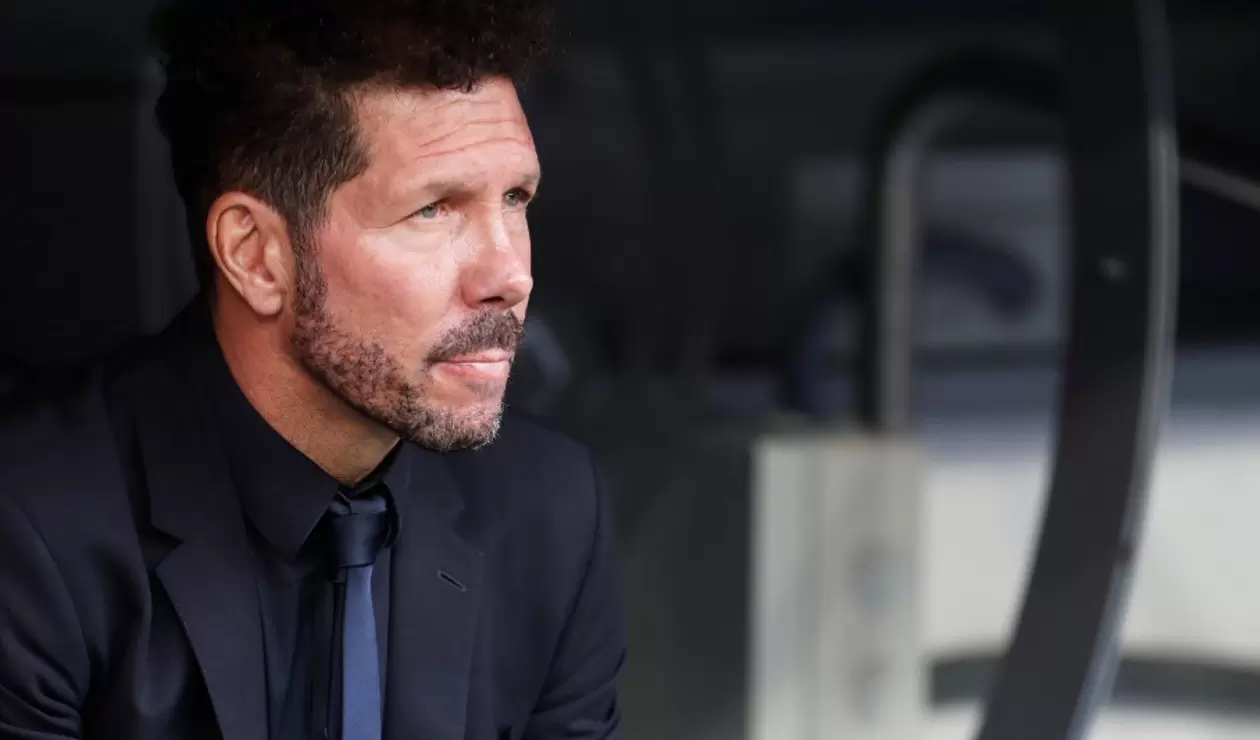 Diego Simeone, entrenador del Atlético de Madrid