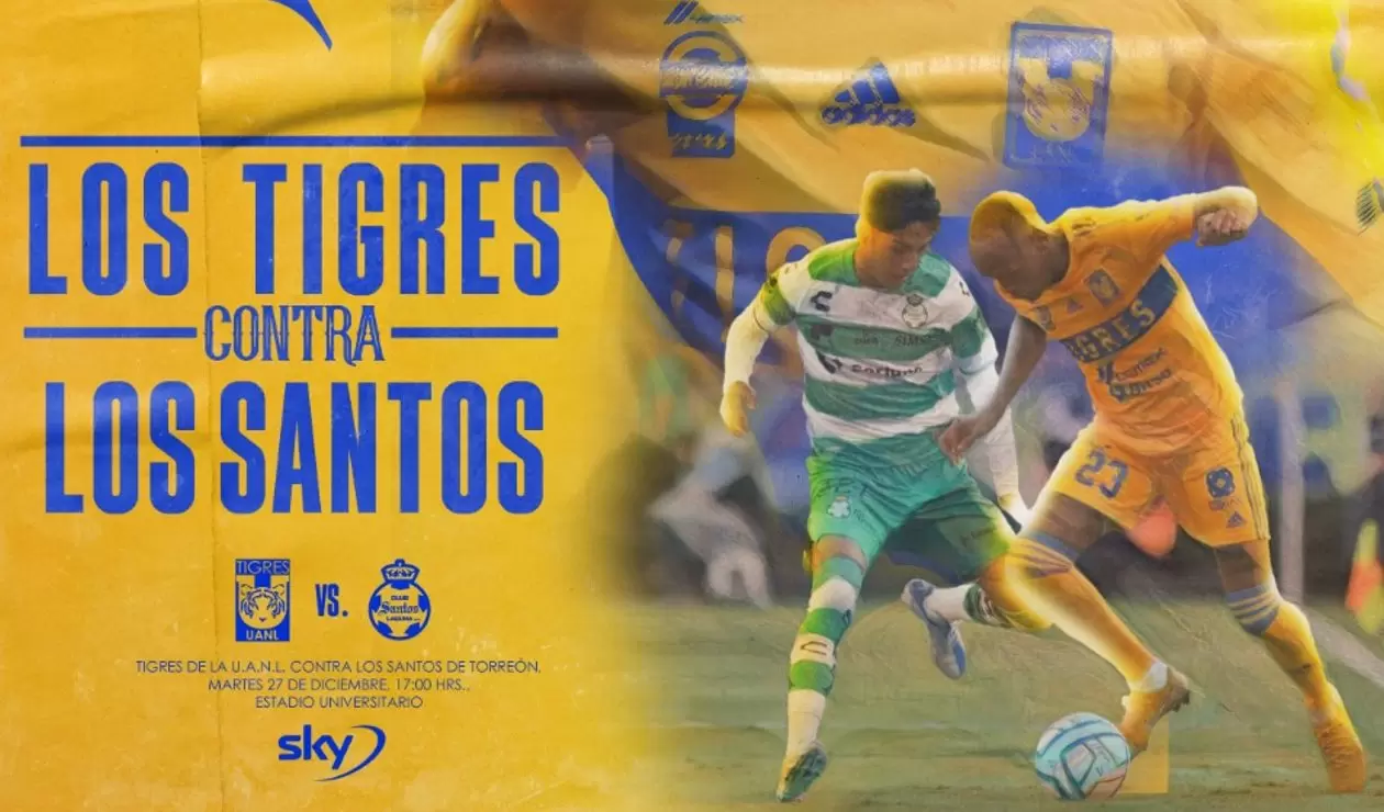 Tigres vs. Santos por Copa Sky