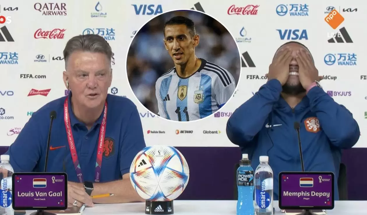 Van Gaal en rueda de prensa