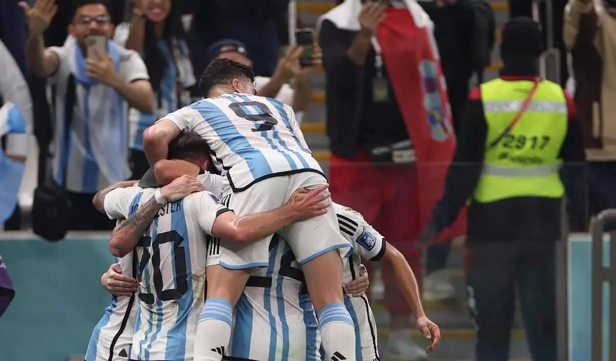 Celebración Argentina finalista