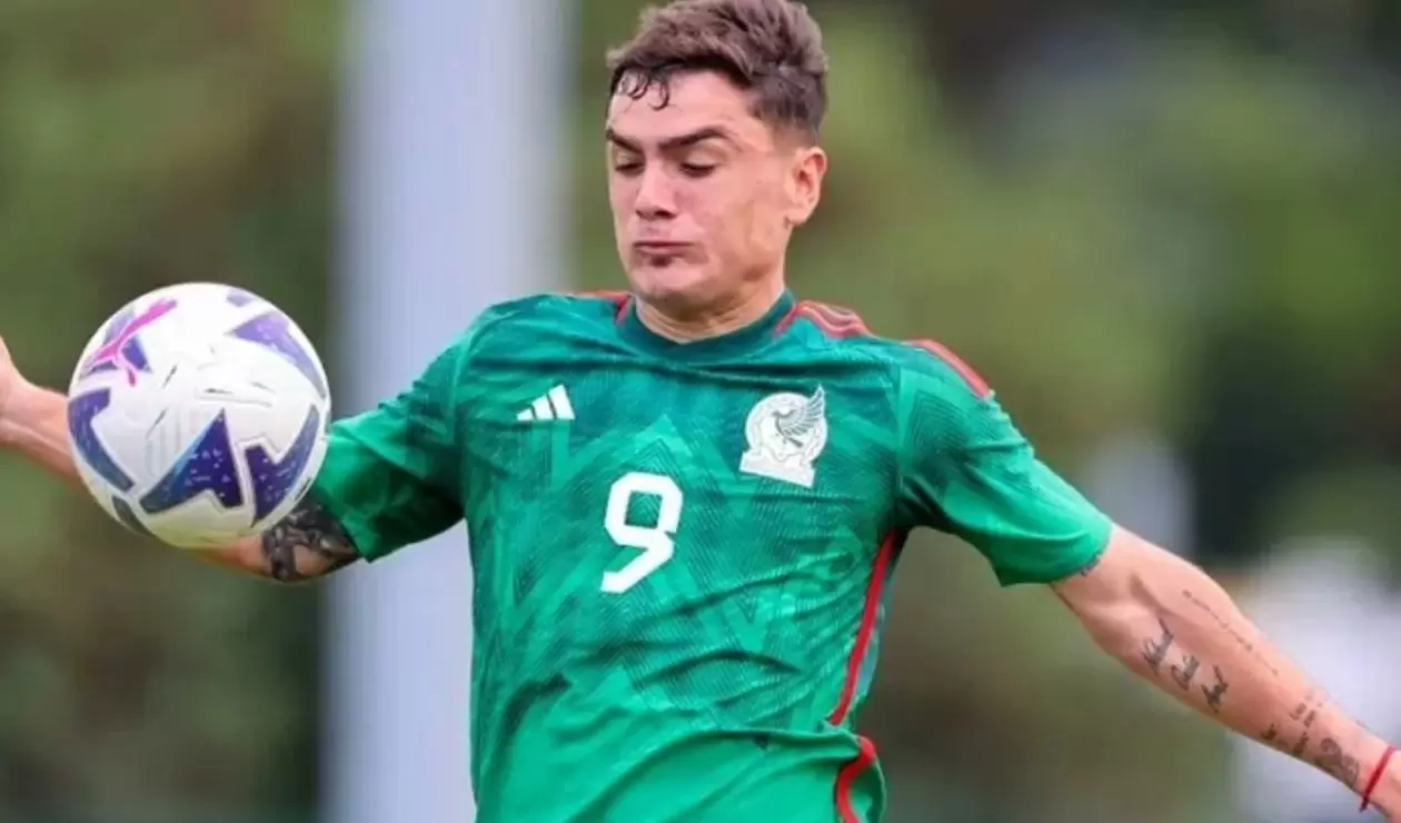 Luca Martínez Dupuy, jugador del Tri Sub 23