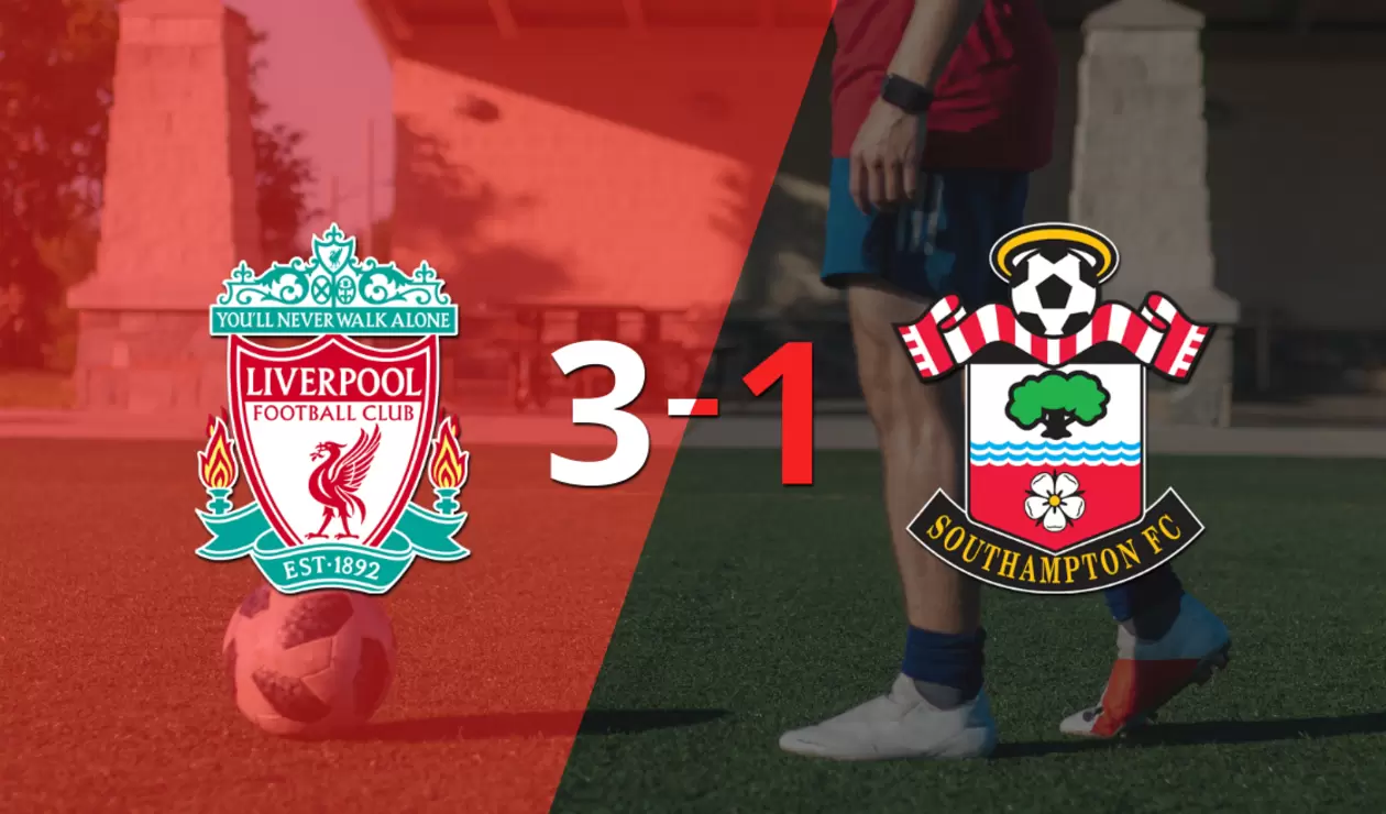 Resultado de Liverpool vs Southampton - Premier League